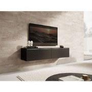 Meubella - TV-Meubel Dixon - Zwart Visgraat - 140 cm