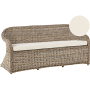 SUSUA - Tuinbank  - Gebroken wit - Rotan