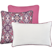 MIRAGE - Set van 3 tuinkussens - Meerkleurig - Polyester