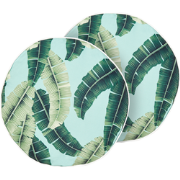 BOISSANO - Tuinkussen set van 2 - Lichtgroen -  40 cm - Polyester