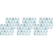 TOLVE - Zitkussen set van 6 - Lichtblauw - Polyester