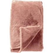 Dutch Decor LIZE - plaid 140x180 cm - 100% gerecycled polyester - Rose...