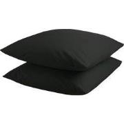 DoubleDry Kussensloop 2 stuks 60x70 cm - zwart