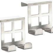 Towel hanger - Handdoek haak - RVS - Set van 2