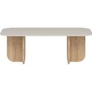 Rechthoekige salontafel met afgeronde randen L120 cm - BECAJ