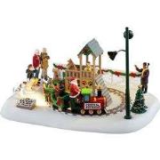Kerstdorpminiatuur Puppy Play Park 20x30x27 cm