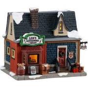 Kerstdorpminiatuur Leo's Leatherworks & Repairs 16x21x25 cm