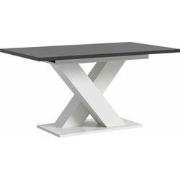 Motion Eetkamertafel X-Poot 90x150/190cm Grijs, Wit