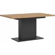 Motion Eetkamertafel Zuilpoot 90x150/190cm Grijs, Eiken Decor