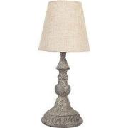 Clayre & Eef Tafellamp Ø 15x33 cm E14/max 1x60W Grijs Metaal