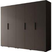 Meubella - Kledingkast Marquesa - Zwart - 250 cm