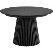 Eettafel Zwart - Uitschuifbaar - 120-240cm - Osaka