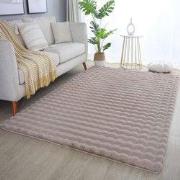 Felicia Hoogpolig Fluffy Beige vloerkleed - 3D Design - 200 X 290 CM