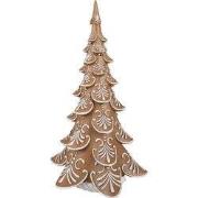 Clayre & Eef Kerstdecoratie met LED-verlichting Kerstboom 42 cm Bruin ...