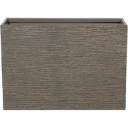 EDESSA - Plantenbak - Donkerbruin - 80 cm - Stenenmix