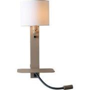 Wandlamp Florence - Bruin - 24x24x52cm