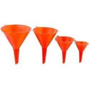 Premium plastic trechter set – 4 stuks – Ø 115/95/73/50mm | Oranje