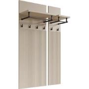 Meubella - Kapstok Timoteo - Beige - 76 cm