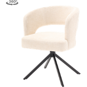 Tower living Mura armchair swivel 360?- fabric Haga 23 pearl