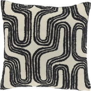 Unique Living - Sierkussen Jorina 45x45cm - Black