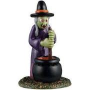 Halloweenminiatuur Inflatable Witch Yard Decoration 4x10x13 cm
