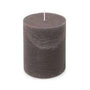 Kaars rustiek d7h7 cm donkerblauw