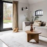 Zacht Hoogpolig Vloerkleed Lux Creme Wit; Creme - Polyester - 240 x 33...