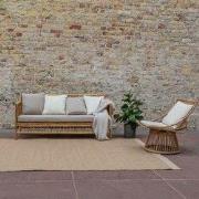 Jute buitenkleed Naturel Border Beige - Polypropyleen - 280 x 380 cm -...
