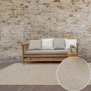 Jute buitenkleed Naturel Lines Beige - Polypropyleen - 280 x 380 cm - ...