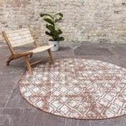 Rond Buitenkleed Frost - Roest - dubbelzijdig - EVA Interior Roest; Or...