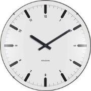 Wandklok Realista Dome - Wit - 35x35x35cm