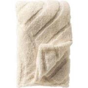 LESLIE - plaid 150x200 cm - 100% gerecycled polyester - Tofu - beige