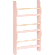 RIGOLET - Wandboekenplank - Pastelroze - MDF