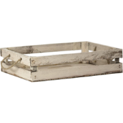 Dienblad met koord 2 - lats, old look groot