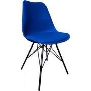 Kick kuipstoel Metal Luuk - Donkerblauw