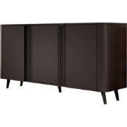 Meubella - Dressoir Veda - Zwart - 150 cm