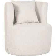 LABEL51 Fauteuil Evy - Crème - Elegance - 65 cm