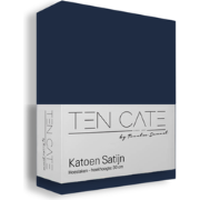 Ten Cate 100% Katoensatijnen Hoeslaken - 180x200 - Koningsblauw