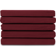 Ten Cate 100% Katoensatijnen Hoeslaken - 160x200 - Bordeauxrood