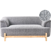 ALNOR - Tweezitsbank - Donkergrijs - Polyester