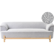 ALNOR - Driezitsbank - Lichtgrijs - Polyester