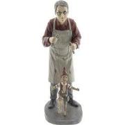 Clayre & Eef Beeld Pinokkio 36 cm Grijs Polyresin