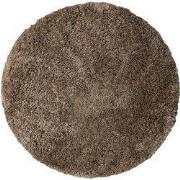 PTMD Jups Brown Fabric Handwoven Carpet Round S
