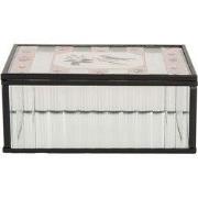 Clayre & Eef Sieradendoos 15x10x6 cm Transparant Glas