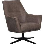 LABEL51 Fauteuil Tod - Taupe - Micro Suede - One Size
