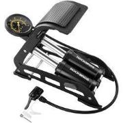 Decopatent® PRO Voetpomp - Fietspomp met drukmeter 160 Psi - Dubbele C...