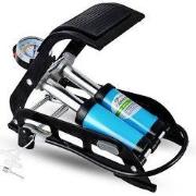 Decopatent® PRO Voetpomp - Fietspomp met drukmeter 160 Psi - Dubbele C...