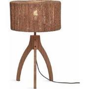 Tafellamp Iguazu - Jute/Bamboe - Ø30x41cm