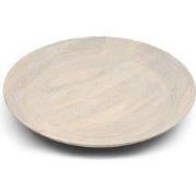 Rivièra Maison Bangli: serveerschaal rond Naturel L (ØxH) 50.5x7
