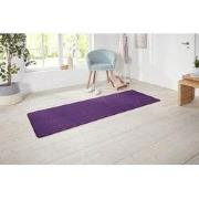 Loper Laagpolig Effen Uni Vloerkleed - Nasty - Paars - 80x200 cm